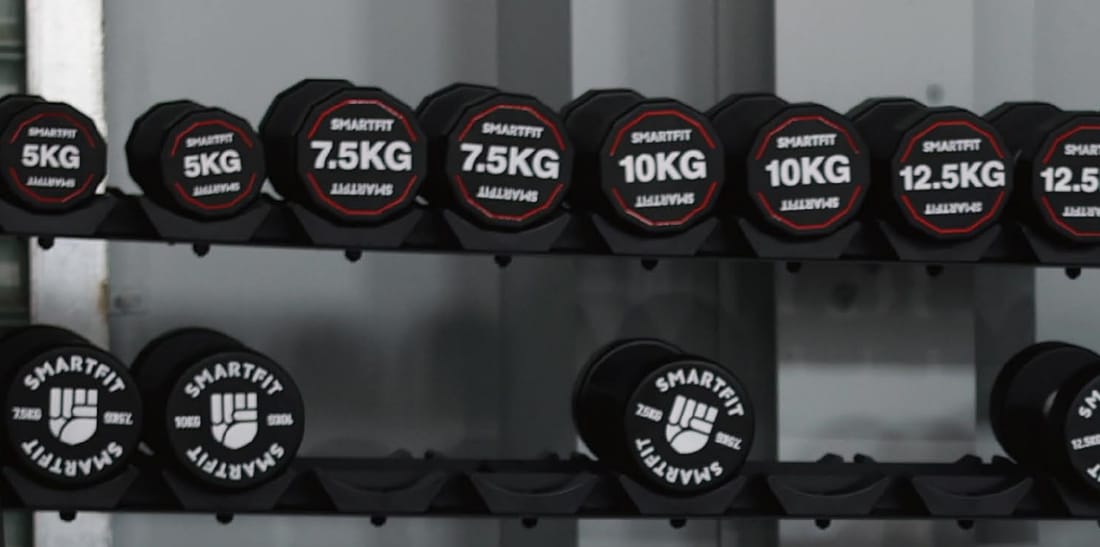 משקולות יד — גומי, HEX ואורתן — SMARTFIT, מפיץ רשמי בישראל